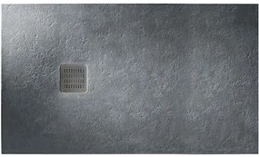 Roca Terran obdĺžniková sprchová vanička 100x80 cm sivá AP1013E832001200