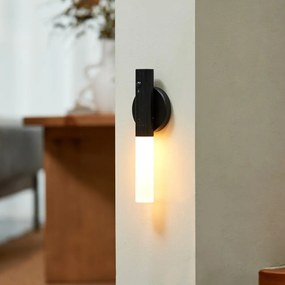 Čierne LED nástenné svietidlo na USB Baton – Gingko