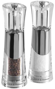 Cole&Mason - Sada mlynčekov na soľ a korenie BOBBI 2 ks 18,5 cm