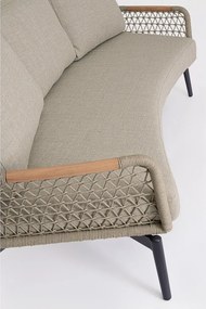 Svetlohnedá záhradná pohovka z masívu akácie Eulero – Bizzotto