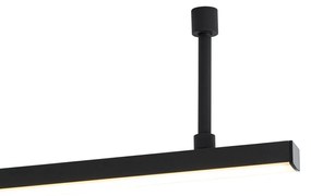 Stropné svietidlo čierne 150,8 cm vrátane LED 3-stupňové stmievateľné nastaviteľné - Annuschka