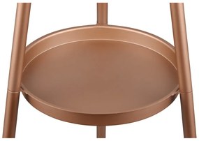 Hnedá stojacia lampa s poličkou (výška 152 cm) Colette – Trio