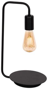 Luminex Stolná lampa BRENDA 1xE27/60W/230V čierna LU0840