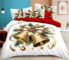 Obliečky Vianočný vzor A/2 Bavlna 3-dielna súprava