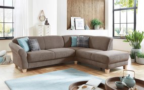 XXXLutz ROHOVÁ SEDAČKA, textil, taupe Sit & More - Sedačky - 000144005345