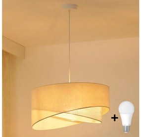 Brilagi - LED Luster na lanku LYRA 1xE27/15W/230V krémová