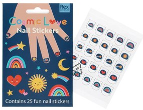 Kreatívna súprava Cosmic Love – Nail stickers – Rex London