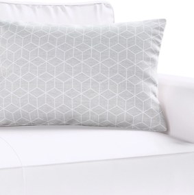Karin - jednoduchá obliečka, 60x40cm farba produktu sivá látka zapletaná, vzorované