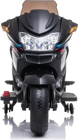 LEAN CARS Elektrická motorka pre deti XMX609 LED svetlá MP3 čierna