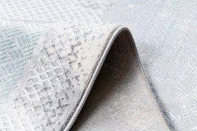 Dywany Łuszczów Kusový koberec Core A004 Frame ivory/grey and blue - 160x220 cm