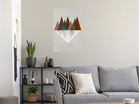 Artgeist Obraz - Symmetrical Land (1 Part) Vertical Veľkosť: 80x120, Verzia: Premium Print