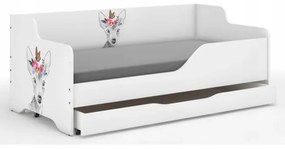 Detská posteľ so srnkou 160x80 cm