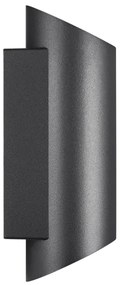 Nordlux - Vonkajšie nástenné svietidlo NICO 2xGU10/35W/230V IP54 čierna