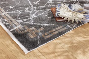 Koberec Arte Piran Marble sivý / čierny