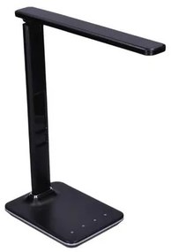 Solight WO45-B - LED stolná lampa s displejom LED/9W/230V čierna