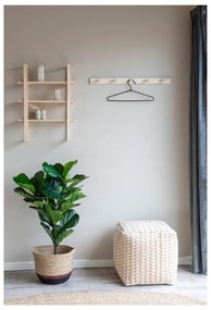 Nástenný vešiak z topoľového dreva v prírodnej farbe Abano – House Nordic