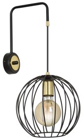 ALBIO K1| dizajnová nástenná lampa Farba: Čierna