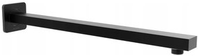 Mexen CUBE, podomietkové rameno 40cm + sprchová hlavica 30x30cm, čierna, 79112-70+79130-70