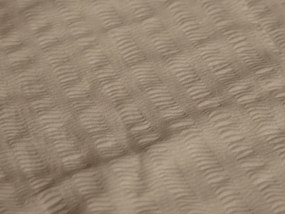 Krepové obliečky DENYX BLEND svetlohnedé, zips Rozmer obliečky: 2 ks 70 x 90 cm | 200 x 220 cm