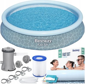 Rozperný bazén Bestway 457 x 84 cm 57313NN s čerpadlom 9v1