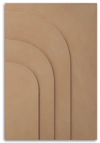 Gario Obraz na plátne Geometrický reliéf béžová Rozmery: 70 x 100 cm