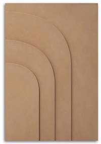 Gario Obraz na plátne Geometrický reliéf béžová Rozmery: 80 x 120 cm