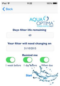 ModernHome Filtračná kanvica Aqua Optima Oria 2,8l + 60-dňový filter a 600ml fľaša