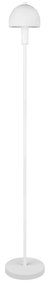 Biela stojacia lampa so skleneným tienidlom (výška 120 cm) Glenn – Trio