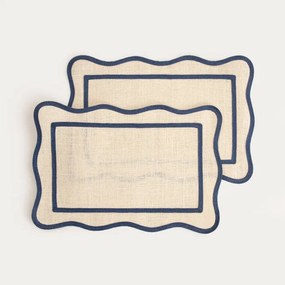 Podložka pod tanier VIENTO modrá  775659 (2 ks)