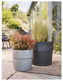 Scheurich Kvetináč Groove Plus, 31 l (karbón)  (100375193)