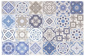 Sada 24 dekoratívnych samolepiek na stenu Ambiance Honduras, 15 × 15 cm