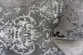 BE Koberec Elite 23282  GREY – sivý obdĺžnikový Rozmer: 60x100 cm