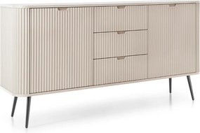 Komoda Zova so zásuvkami (KSZ168), kašmír/čierna