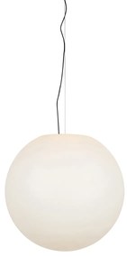 Moderné vonkajšie závesné svietidlo biele 77 cm IP65 - Nura