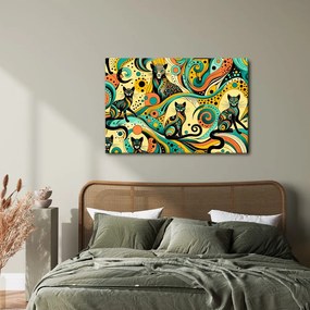 Obraz psychedelické mačky