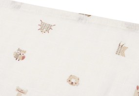 Plienky 3 ks 70x70 cm Animal Friends