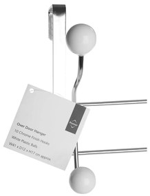 Kovový vešiak na dvere v striebornej farbe 40,5 cm Jaxen – Premier Housewares