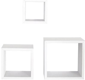 Závesné police 3 ks PD11036 biela