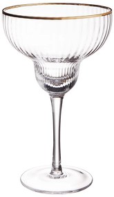 GOLDEN TWENTIES Pohár na Cosmopolitan so zlatým okrajom 350 ml