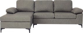 XXXLutz ROHOVÁ SEDAČKA, textil, sivá MID.YOU - Sedačky - 000575036903