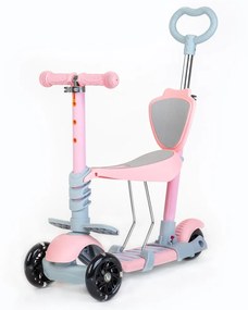 Detská kolobežka Baby Mix Scooter růžová