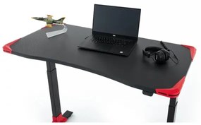 Výškovo nastaviteľný stôl OfficeTech Game, 120 x 60 cm