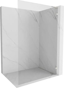 Mexen Lunar L, sprchová stena pravá 50 x 200 cm, 8mm číre sklo, oceľový profil, 830L-050-000-97-00-P