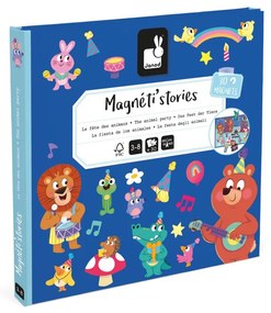 Janod Magnetická kniha Magnetistories Narodeninová párty zvieratká