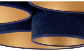 Duolla - Stropné svietidlo ROLLER PENTO 5xE27/60W/230V modrá