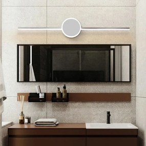 Toolight Toolight, LED nástenné svietidlo 40cm APP845-1W, chrómová, OSW-06667