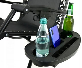 GARDEN LINE Záhradné lehátko so strieškou GardenLine LEZ9962