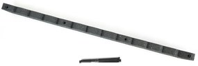 Záhradná obruba Scalloped sivá 120 cm, gumová (vrátane klincov) MHEU5000030