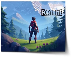 Sablio Plagát FORTNITE Horská krajina - 60x40 cm