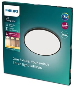 Philips - LED Stmievateľné stropné svietidlo SUPERSLIM SCENE SWITCH LED/36W/230V